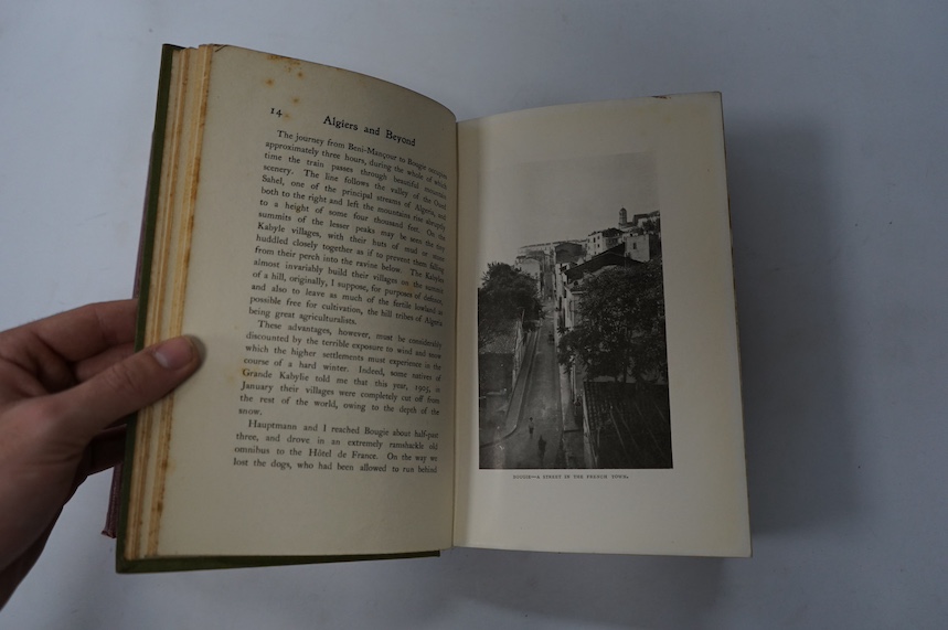 Fraser, David - Persia and Turkey in Revolt, 1st edition, 8vo, original dark red cloth, 4pp. adverts, xii, 440pp., half-title, folding map, 108 photo illustrations on 50 plates, William Blackwood and Sons, Edinburgh and